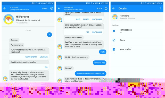 Facebook Bots for Messenger screenshots