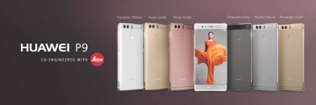 huawei p9 colors