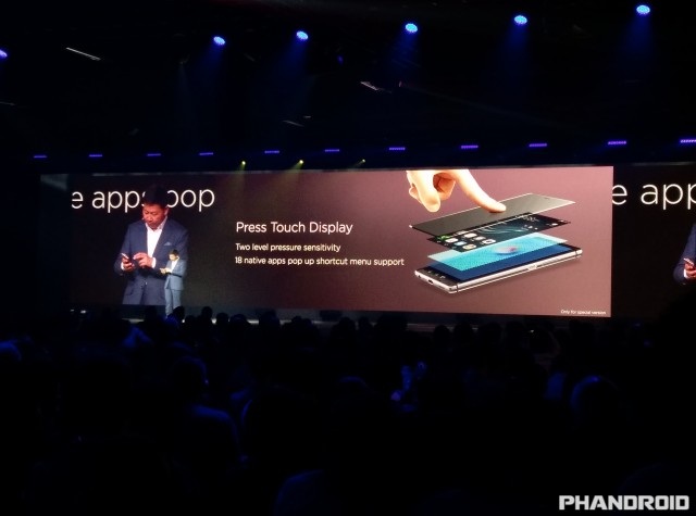 huawei p9 press touch display