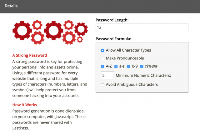 Generate Password