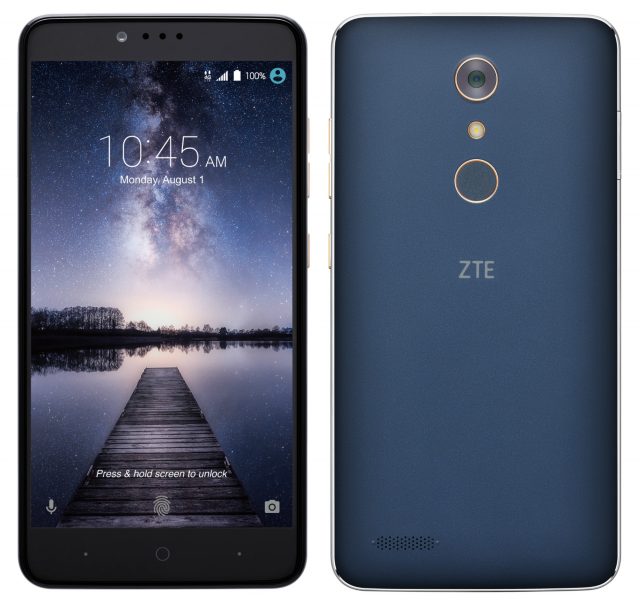 ZTE ZMax Pro press