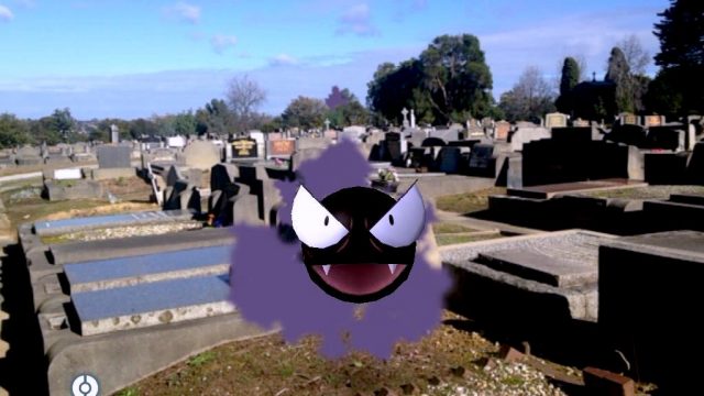 ghost pokemon cemetaries