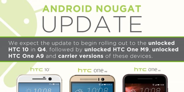 HTC Android Nougat