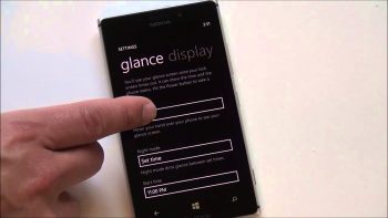 lumia glance screen