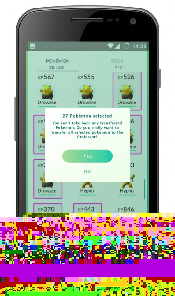 pokemon go multi select