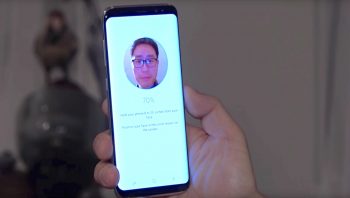 Galaxy S8 facial recognition