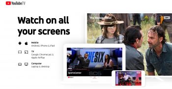 YouTube TV all screens