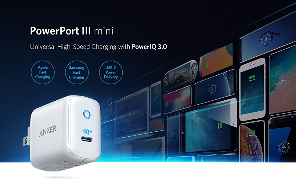 Anker PowerPort III Mini best Galaxy Z Fold 3 Chargers