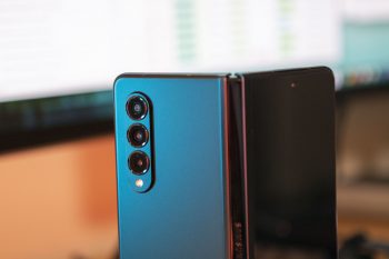 Galaxy Z Fold 3 Cameras Close up