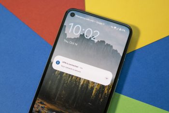 Google One VPN Lock Screen