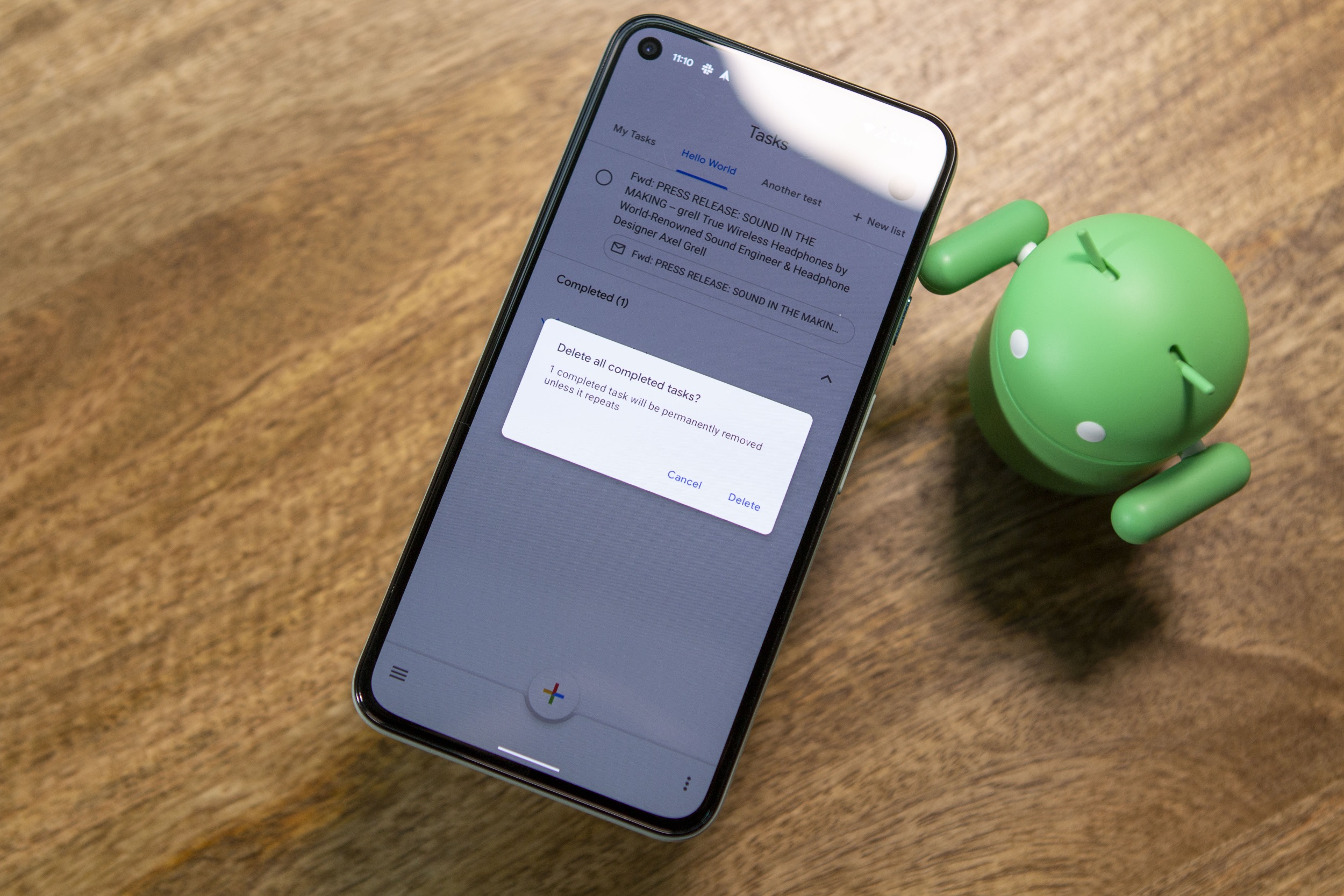 Google Tasks Tips Pixel 5 Delete Completed Tasks