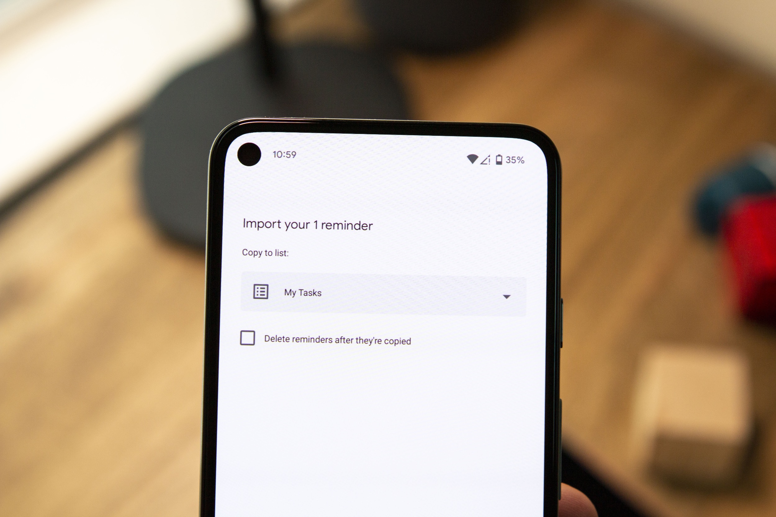 Google Tasks Tips Pixel 5 Import Reminders